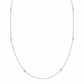 Collana Donna Fantasia Oro Bianco e Diamanti a spot