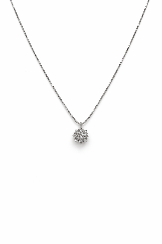 Collana Donna Fantasia Oro Bianco e Diamanti