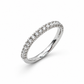 Anello donna Fantasia Fedina Oro bianco e Diamanti