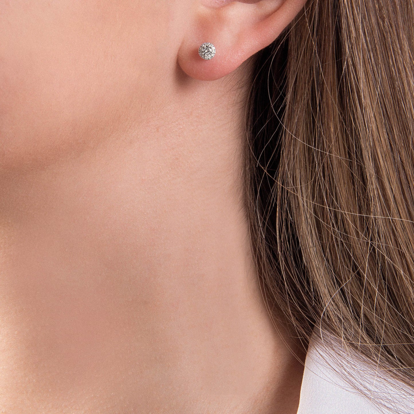 Mirco Visconti Punto Luce earrings white gold and diamonds AB891/20