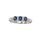 Anello Fedina Zaffiro Diamanti