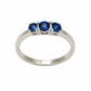 Anello Fedina Zaffiro Diamanti