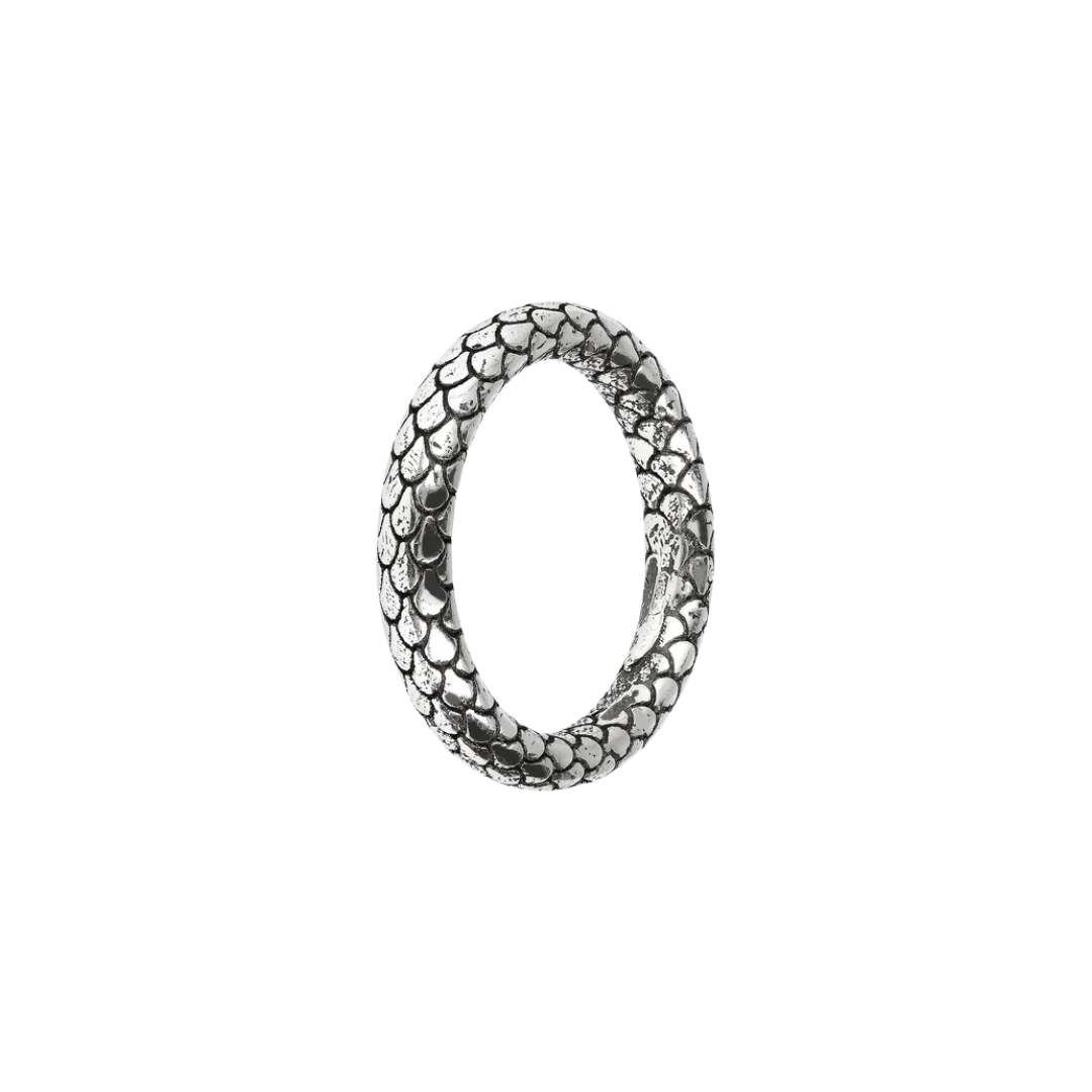 Anello Uomo Albert M Argento Fedina Texture Sirena