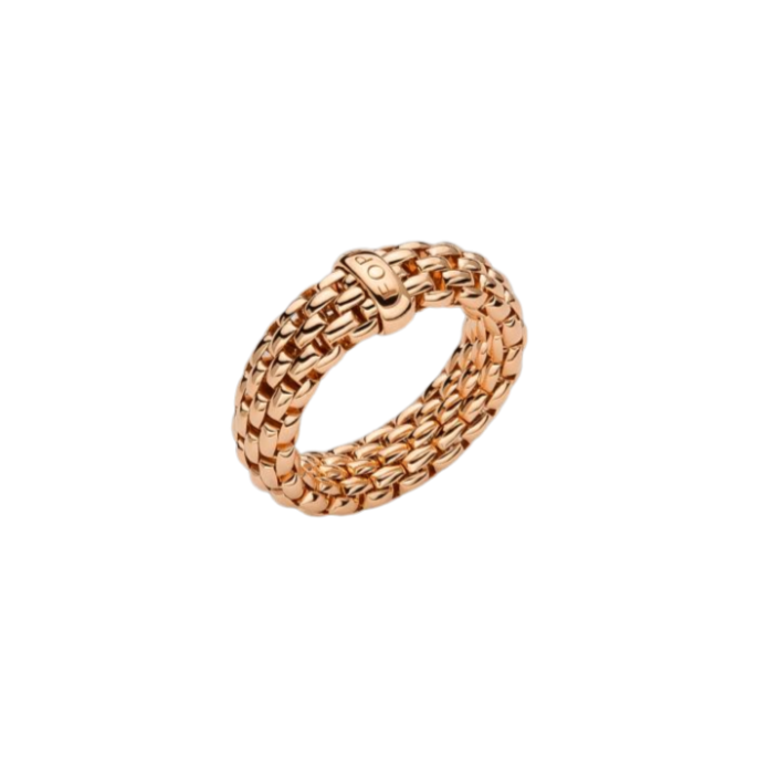 Anello Fascia Fope Oro Rosa Flexit