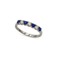 Anello Donna Mirco Visconti Fedina Oro Bianco Diamanti Zaffiro