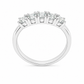 Anello donna Fantasia Fedina 5 pietre oro bianco e Diamanti