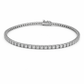 Bracciale Donna Tennis oro bianco e diamanti naturali ct.1,43