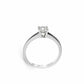 Anello Solitario Oro Bianco Diamanti Ct. 0,60 G VS1