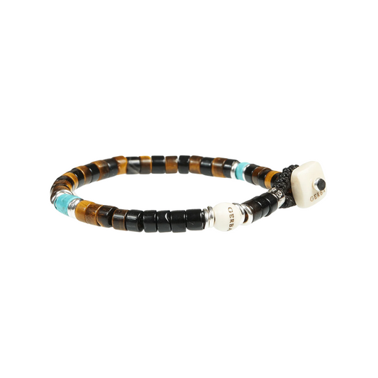 Bracciale Uomo Gerba Argento Pietre Dure Myland 11