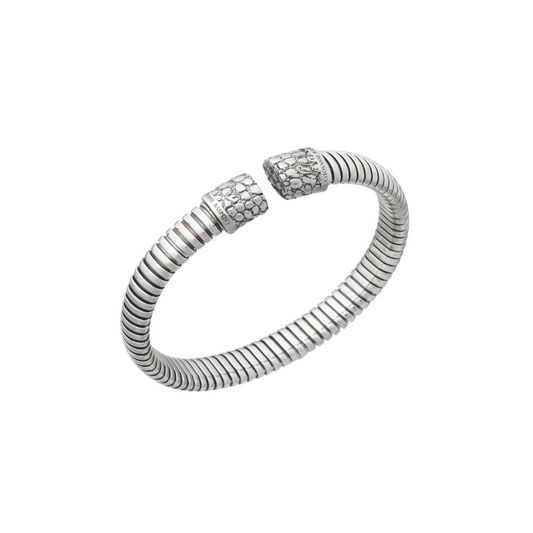 Bracciale Donna Argento Giovanni Raspini Tubogas Croco Piccolo 12324