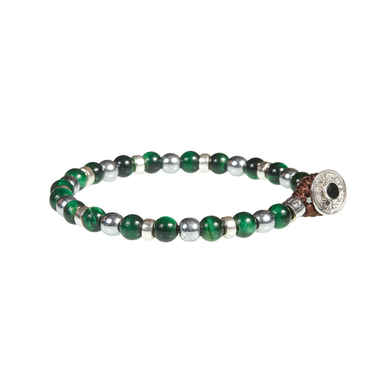 Gerba Men's Bracelet Silver Stones Blue Sky Light 247