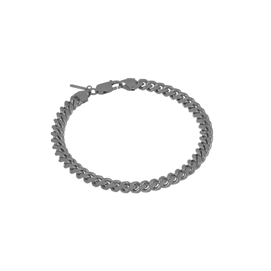 Bracciale Uomo Desmos Argento Groumette Brunito
