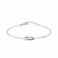 Bracciale Donna oro bianco e diamanti naturali ct. 0,02