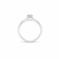 Anello Solitario Oro Bianco Diamanti