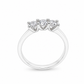 Anello Trilogy Oro bianco e Diamanti CT. 0,61 E VVS