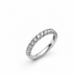 Anello donna Fantasia Fedina Oro bianco e Diamanti