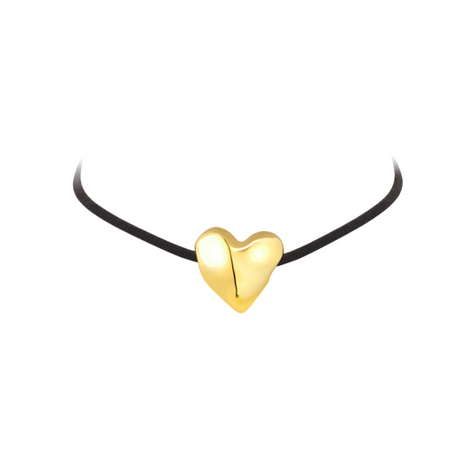 Collana Donna Breil Acciaio Big Heart Dorato TJ3690