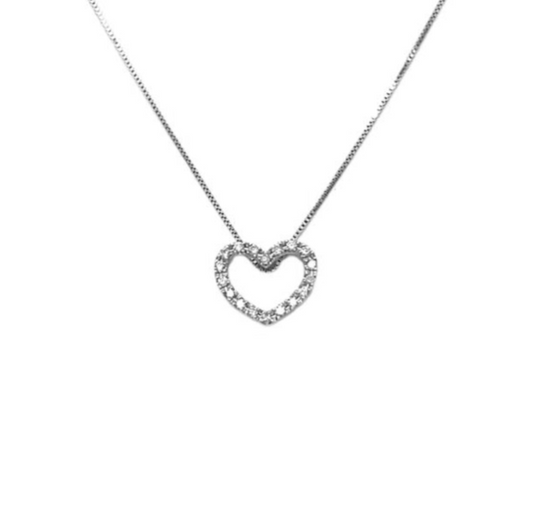 Collana Donna Le Lune Diamonds Cuore Diamanti