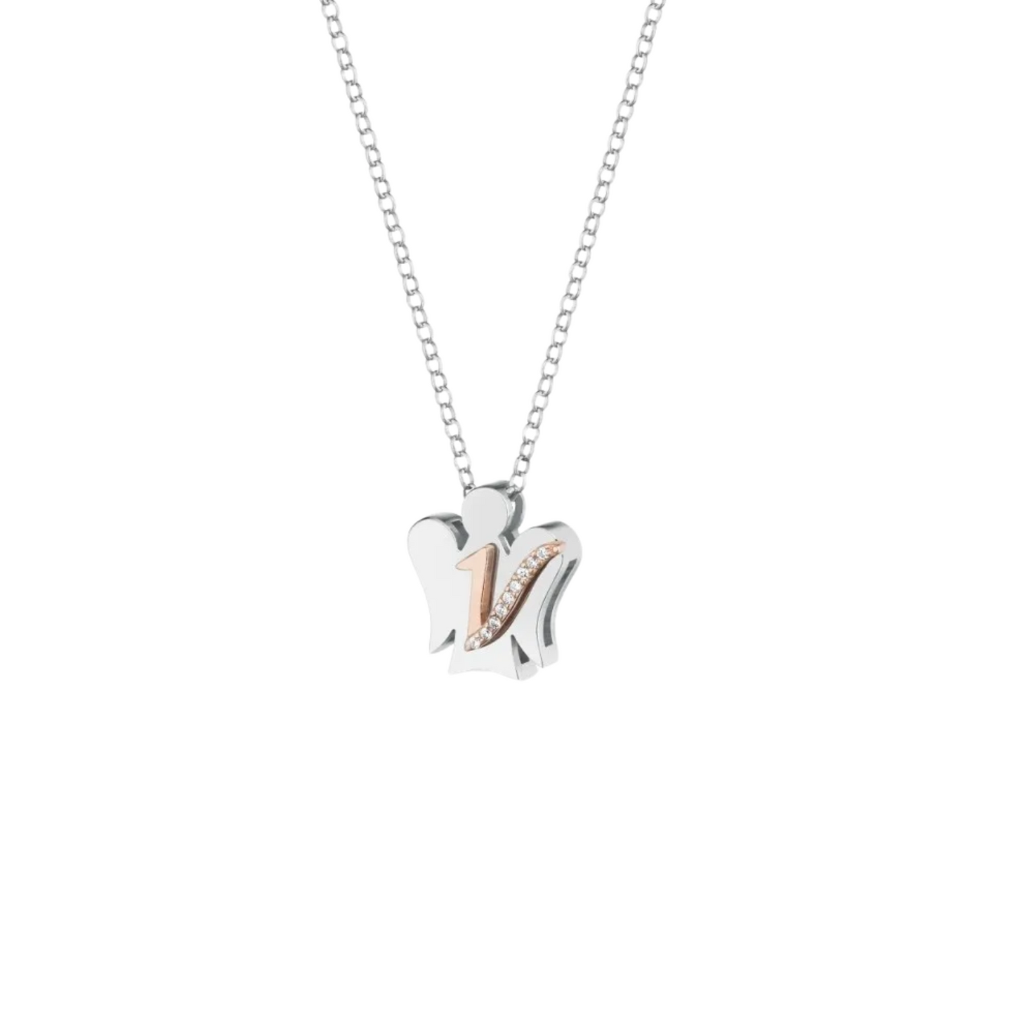 Collana Donna Argento Roberto Giannotti Angelo Lettera V