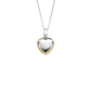 Collana Donna Argento Pendente Cuore Pavé Dorato TI SENTO - Milano 6801ZY