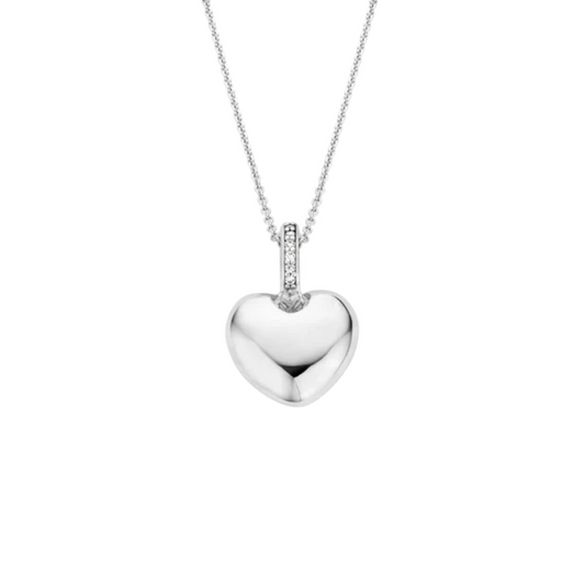 Collana Donna Argento Pendente Cuore Liscio TI SENTO - Milano 6745SI