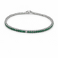 Woman Tennis Bracelet Silver and Zirconia
