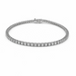 Bracciale Donna Tennis oro bianco e diamanti naturali ct. 1,70