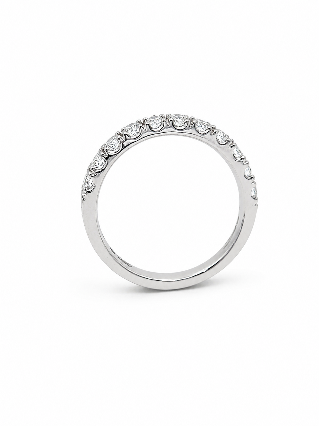 Anello donna Fantasia Fedina Oro bianco e Diamanti