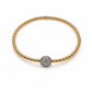 Bracciale Donna Elasticizzato oro rosa e diamanti naturali ct. 0,30