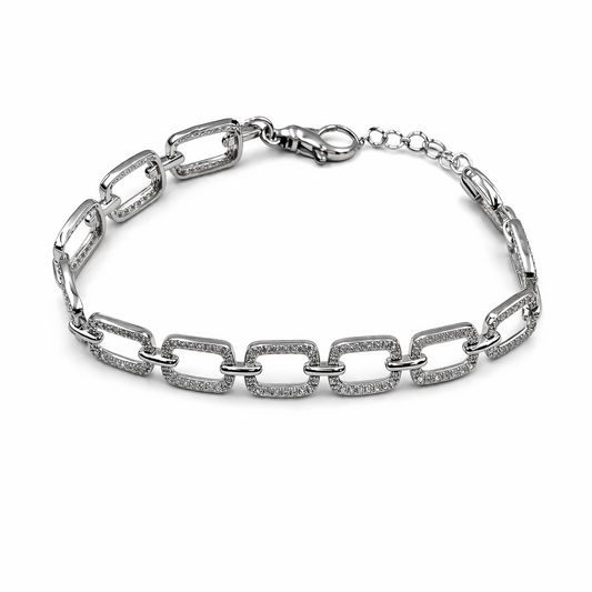 Woman Silver Venerio Chain Bracelet