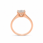 Anello donna Fantasia oro rosa e Diamanti