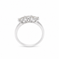Anello Trilogy Oro bianco e Diamanti Ct.0,30 G VS