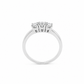 Anello Trilogy Oro bianco e Diamanti Ct.0,45 E/F VS