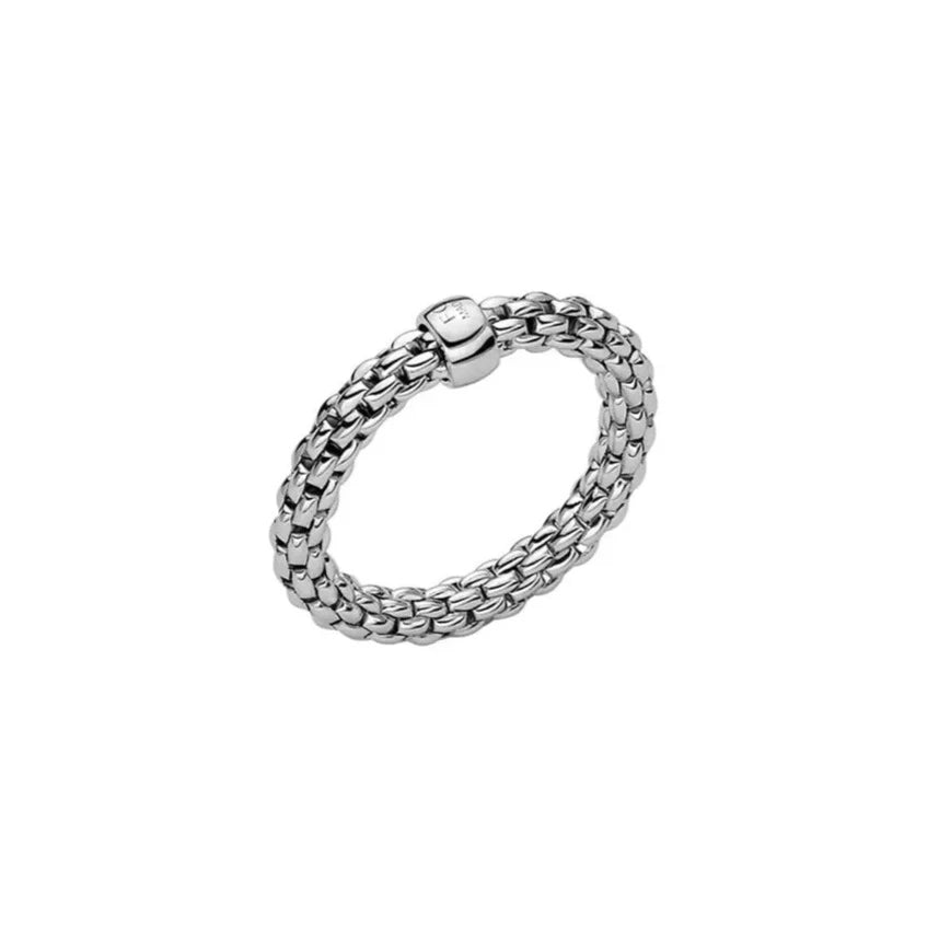 Anello Fope Oro Bianco Flexit AN04M