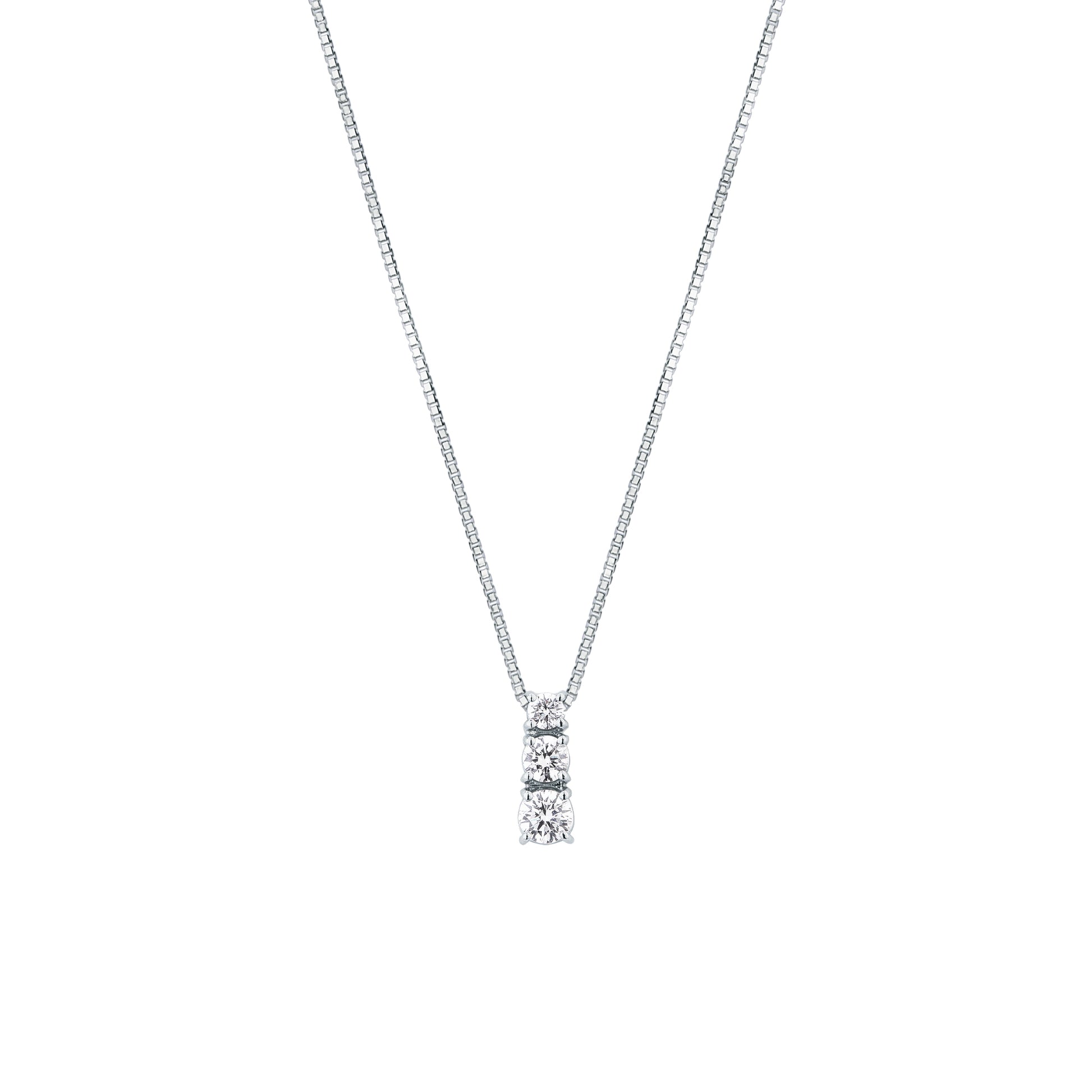 Collana trilogy in oro bianco con diamanti Mirco Visconti ABA1110/20 - Punto Gioielli – Punto Gioielli Collana trilogy in oro bianco con diamanti Mirco Visconti ABA1110/20 - Punto Gioielli – Punto Gioielli