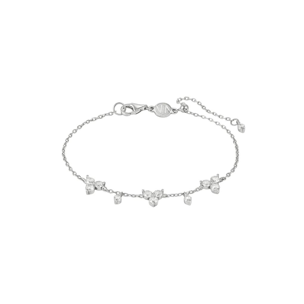 Bracciale Donna Argento Nomination Life Bouquet Pietre Bianche