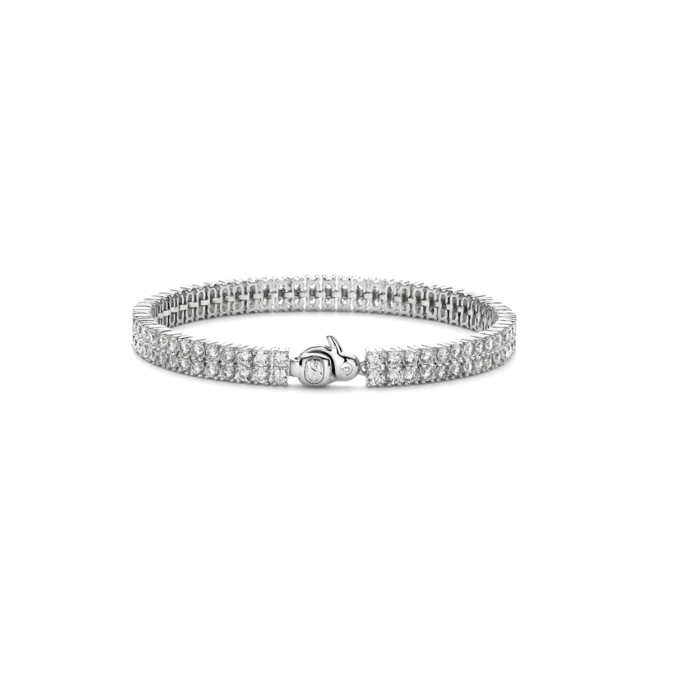 Bracciale Donna Argento Tennis Doppio TI SENTO - Milano 23067ZI