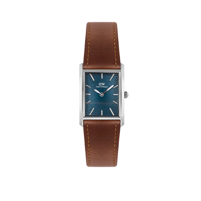 Orologio Uomo Daniel Wellington Bound Light Brown Artic Guillochè Silver DW00100900