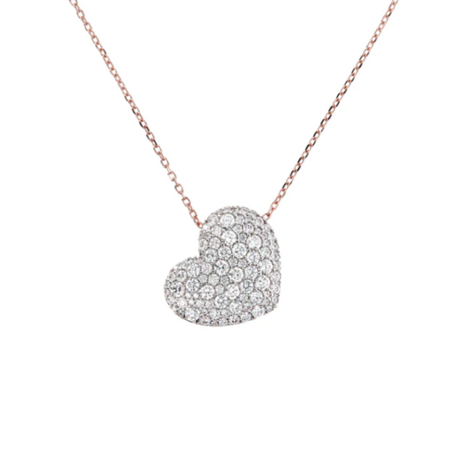 Bronzallure Women's Necklace Heart Bijoux WSBZ01200 WR