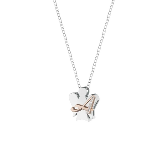 Collana Donna Argento Roberto Giannotti Angelo Lettera A