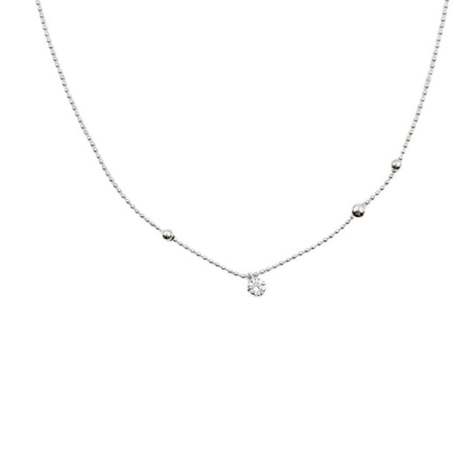 Collana Donna Punto Luce oro bianco e diamanti