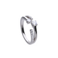 Anello Diamonfire Argento Brilliant Doppio Zircone