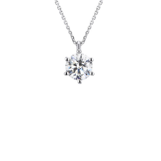 Collana Punto Luce Oro bianco e Diamanti