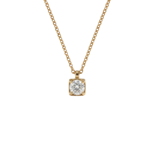 Crieri Punto Luce necklace in white gold and diamonds