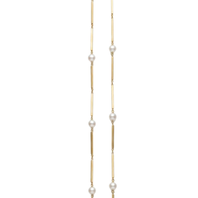Collana Donna Oro Giallo Perle