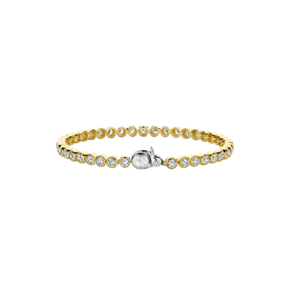 Bracciale Donna Argento Tennis Bicolore TI SENTO - Milano 2842ZY