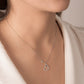 Mirco Visconti Women's Necklace Heart White Gold and Diamonds