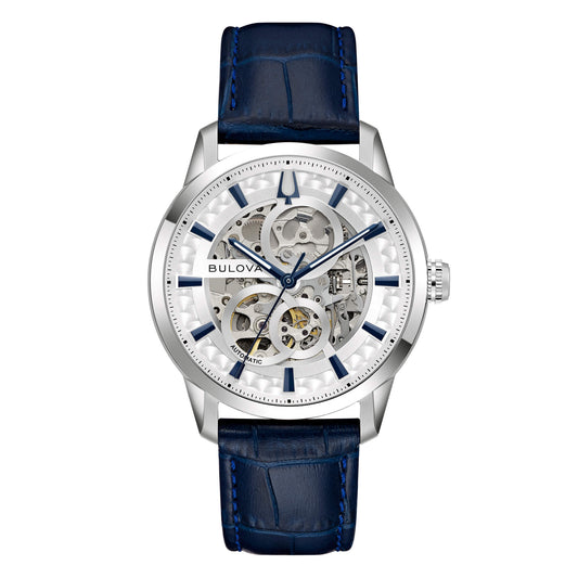 Orologio uomo Bulova Sutton Skeleton 40 mm 96A330