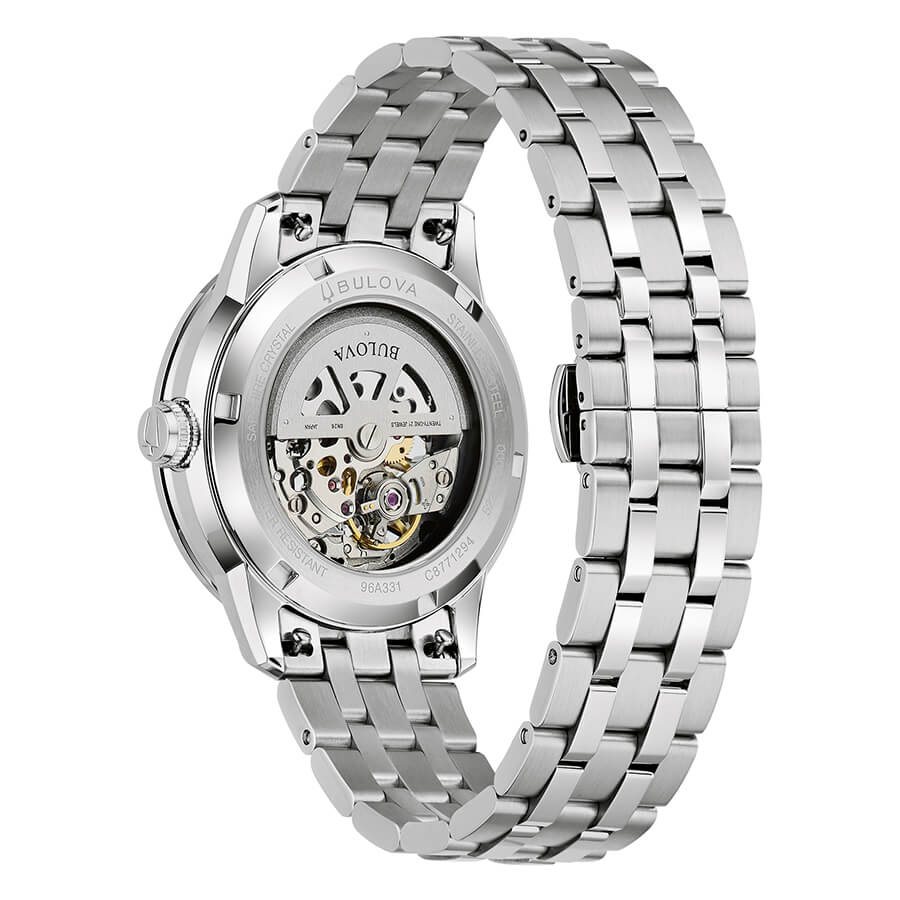 Orologio uomo Bulova Sutton Skeleton 40 mm 96A331