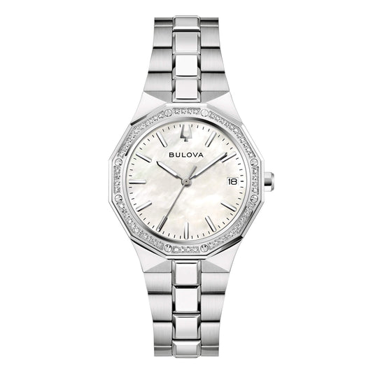 Orologio uomo Bulova Octagon Lady Diamonds 96R255